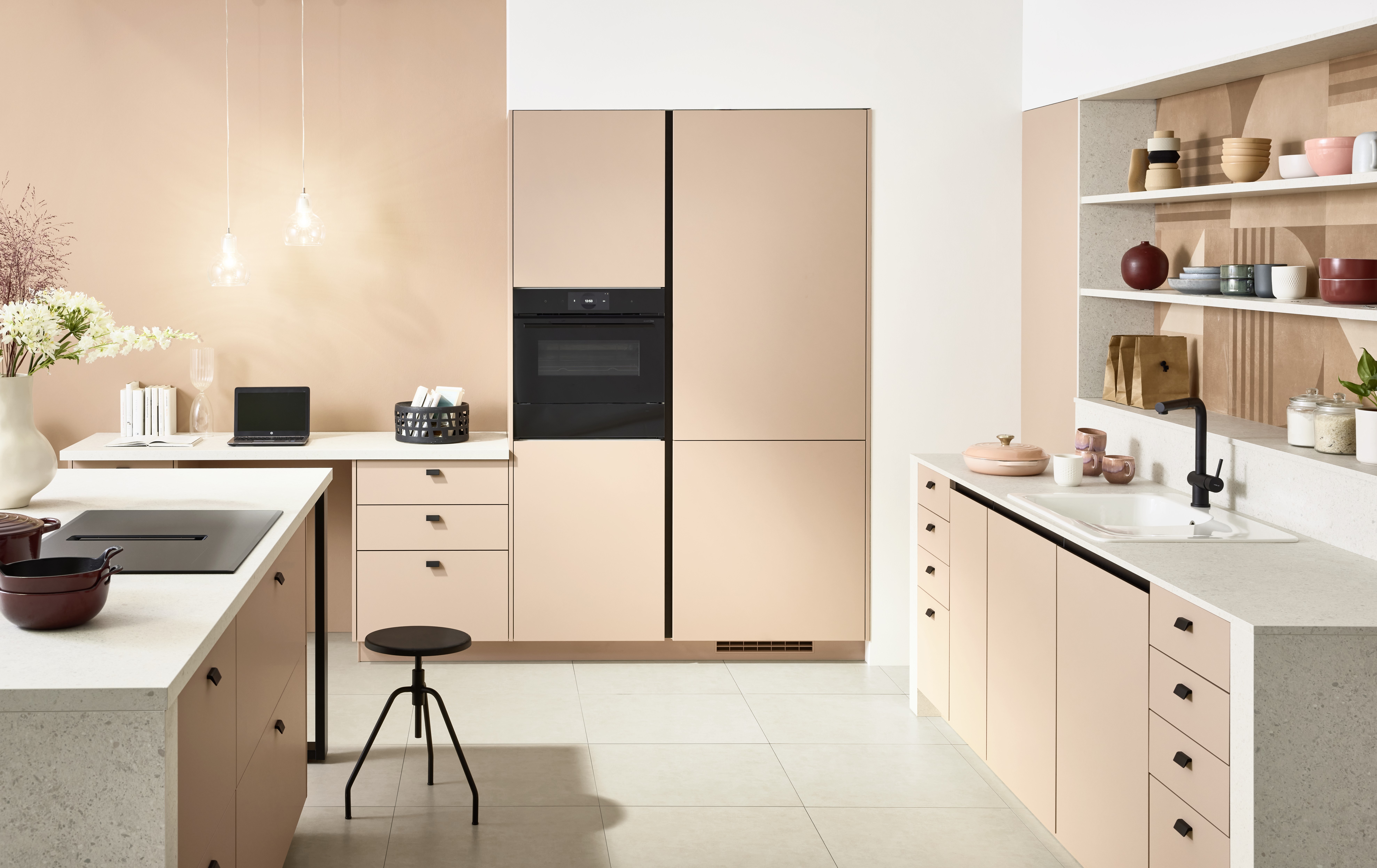 NOBILIA Koralle mit Bosch Geräten - Gegenschuss